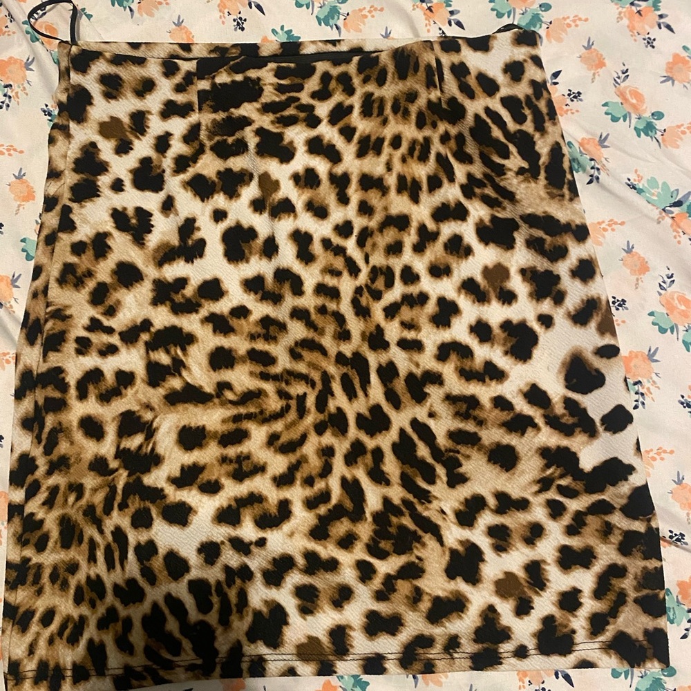 Cheetah skirt from Windsor! Didn’t fit me, & employees can’t return anything